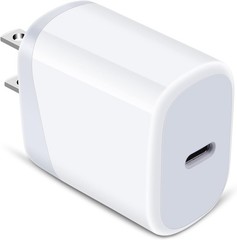 Super Fast 25W USB-C Wall Charger for Samsung Galaxy A17, iPhone 16