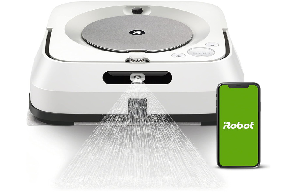 NEW! iRobot Braava Jet M6 (m611020) Ultimate Robot Mop- Wi-Fi Connected. White.