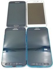 LOT OF 4 – Samsung Galaxy S5/Sport G900T/G860P 16GB Sprint T-Mobile Locked