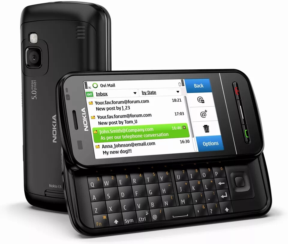 Original Nokia C6 C6-00 3G Wi-Fi GPS Bluetooth 5MP Symbian Slider Cell Phone