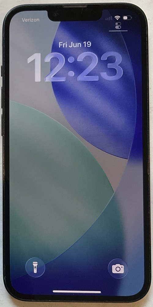 TESTED USED GSM UNLOCKED MIDNIGHT iPhone 13, 128GB A2482 MLA23LL/A, 89% BATTERY.