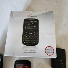 Untested Verizon HTC Ozone Global Smartphone w/ Original Box & More