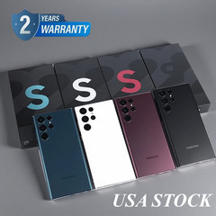 NEW SEALED Samsung Galaxy S22 Ultra (5G) SM-S908U1 128-512GB Factory Unlocked