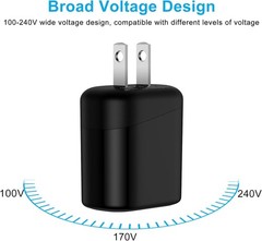 Samsung Galaxy Z Flip, Z Fold, S21, S22 Fast Wall Charger with 6Ft Cable