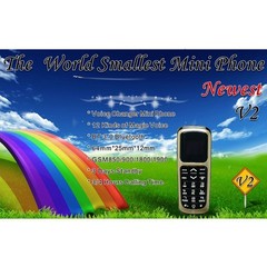 Unlocked Smallest Long-cz V2 Supper Mini GSM Cell Mobile Diale Phones Keyboard