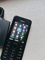 Nokia Asha 301 black white Unlocked Dual Sim 3G Bluetooth Button Mobile Phone