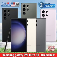 NEW UNLOCKED SAMSUNG GALAXY S23 ULTRA 5G SM-S918U 256GB ALL GSM+CDMA SMARTPHONES