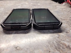 Lot of 2 Kyocera Duraforce Pro 3 – E7200 Black – 128GB – Verizon FOR PARTS