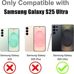 Magnetic Case for Samsung Galaxy S25 Ultra Slim Translucent Matte Purple Design