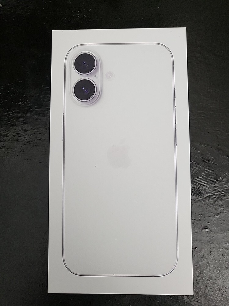New 2024 Apple – iPhone 16 White 128GB 6.1-inch A3081 eSIM T-Mobile