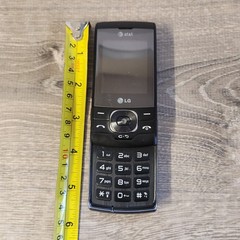LG GU295 AT&T Cellular 3G Slider Push To Talk Cellular Mobile Phone Black