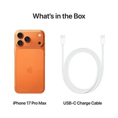 Apple iPhone 17 Pro Max 1TB Cosmic Orange 100% Battery Unlocked Smartphone