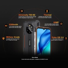 5G Blackview BL8800 Pro Rugged Phone Android Thermal Imaging Dual SIM Octa Core