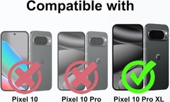 Slim Clear Bumper Case for Google Pixel 10 Pro XL 6.8 Inch, Shockproof Protectio
