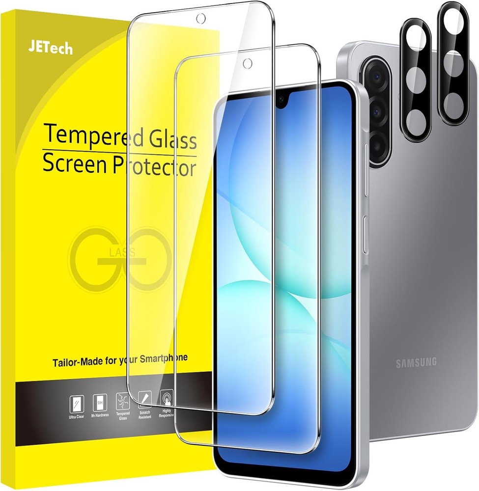 2PCS Screen Protector & Camera Lens Protector for Samsung Galaxy A17 5G 6.7 Inch