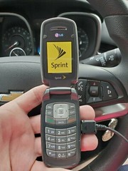 LG LX160 – Silver (Sprint) Cellular Phone Working