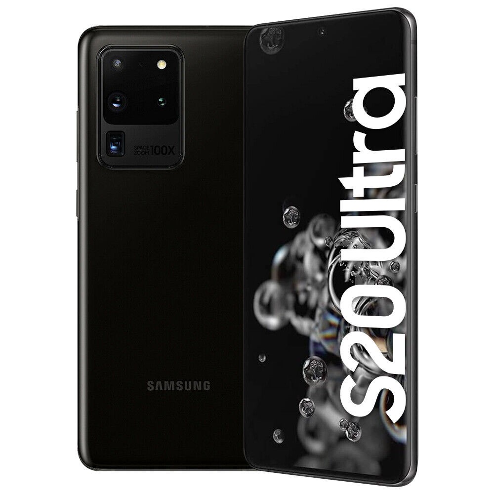 New Samsung Galaxy S20 Ultra 5G G988U 128GB Unlocked GSM+CDMA Smartphone 6.9&Prime; US