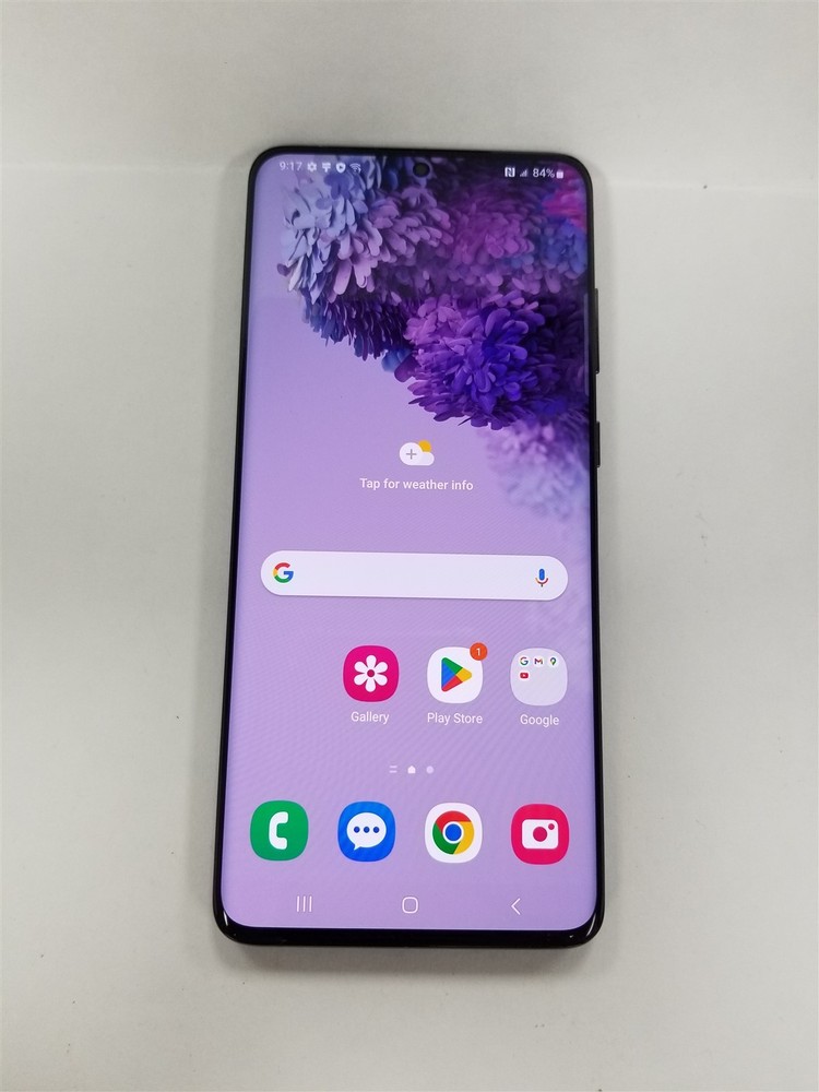 Samsung Galaxy S20+ 5G 128GB Black SM-G986U (AT&T) Fully Functional DG8879