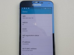 Samsung Galaxy S5 (SM-G900V) 16GB (Unlocked) (Verizon) – *BAD BUTTON* – H2375