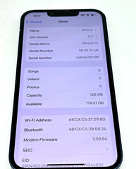 Apple iPhone 13 128GB Blue 6.1in Super Retina XDR 5G Smartphone MLML3LL/A