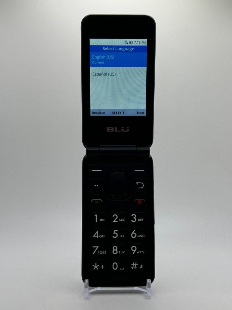 BLU Flex – (B300V) – Black – Flip Phone – (TracFone) – 4G/LTE – works great