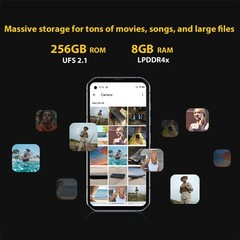 5G Blackview BL6000 Pro Rugged Smartphone Android 13 Waterproof Octa Core 8+256G