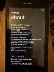 Nokia Lumia 520 – 8GB – Black (ATT) Fast Ship Very Good Used RM-915