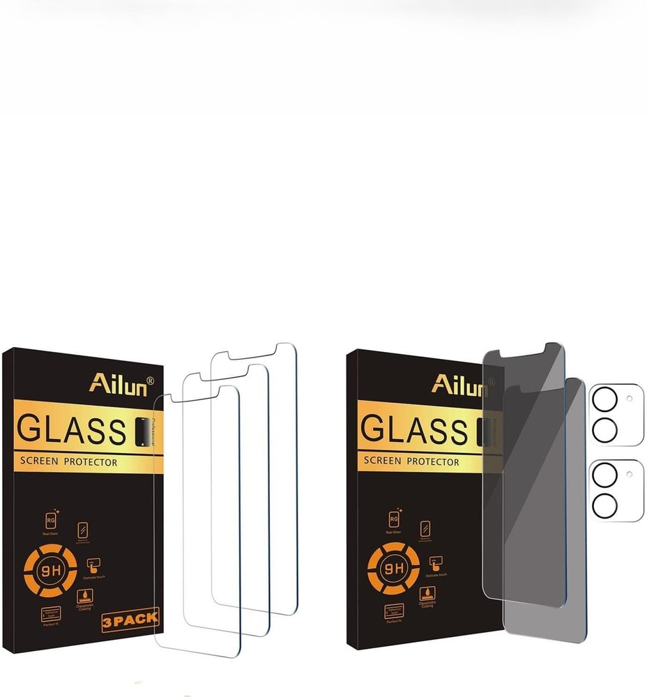 3PCS Glass Screen Protector & Privacy Screen Protector for iPhone 11 6.1 Inch