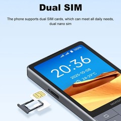 Global QIN F25 4G Android 14 Smartphone Dual SIM Phone Octa Core Keyboard Mobile