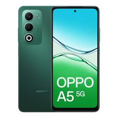 OPPO A5 5G 6.67&Prime; – 128GB – (Unlocked) ColorOS Dual Sim Smartphone, Aurora Green