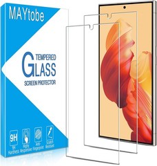 2-Pack Tempered Glass Screen Protectors for Samsung Galaxy S25 Ultra 5G, No Bubb