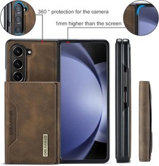 Wallet Case for Samsung Galaxy Z Fold 6, Premium Leather Back Cover with Card Ho