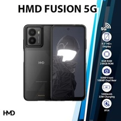 HMD Fusion 5G Android Cell Phone (Black/8GB+256GB/Unlocked/Dual SIM/NEW)