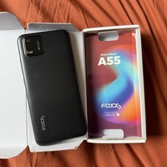 Foxx A55 Cellphone (Black 16GB) Assurance Wireless Smartphone 16GB