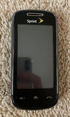 Y2K Samsung Instinct s30 SPH-M810 Sprint Cellular Phone Black For Parts As Is