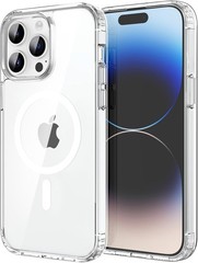 Magnetic Case for iPhone 14 Pro Max 6.7 inch, Not Yellowing Anti-Scratch (Clear)