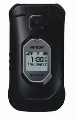 VERIZON / UNLOCKED KYOCERA DURAXV EXTREME + E4811 FLIP PHONE RUGGED BLACK 8/10