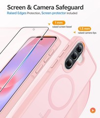 Galaxy A37 5G Phone Case: Samsung A36 5G Case Matte Translucent Military Grade P
