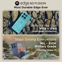 MOTOROLA Edge 60 Fusion 5G 8GB 256GB ROM-Amazonite Unlocked OPEN BOX USA STOCK