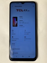 TracFone TFW StraightTalk T601DL TCL 4X 5G (64GB) – Black – Tested Working NICE!