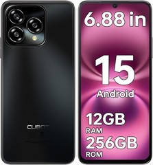 Cubot A40 Factory Unlocked-4GB RAM+256GB/TF 1TB ROM Smartphone, 6.88&Prime; HD BK