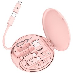 Multi USB Charging Adapter Cable Kit, USB C to iOS Device Adapter Box, Conversio