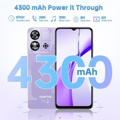 OUKITEL C57S Smartphone 8GB+64GB 6.52&Prime; HD+ display 4300mAh Battery Android 14