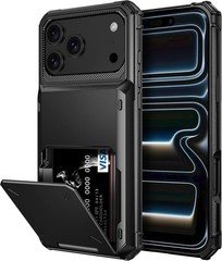 iPhone 17 Pro Max Case Wallet with Card Holder Dual Layer Heavy Duty Shockproof