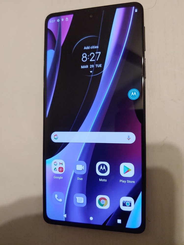 *READ* Motorola Edge Plus XT2201-3 Phone Factory Unlocked 512GB, Cosmos Blue