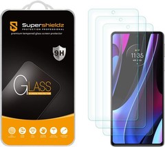 3PCS Tempered Glass Screen Protector for Motorola Edge+ Plus 2022 & 5G UW Anti S
