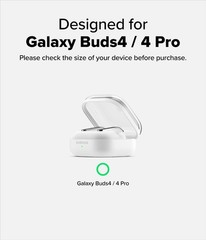 Black Onyx Magnetic Cover for Galaxy Buds 4 Pro & Galaxy Buds 4 – Compatible Mag
