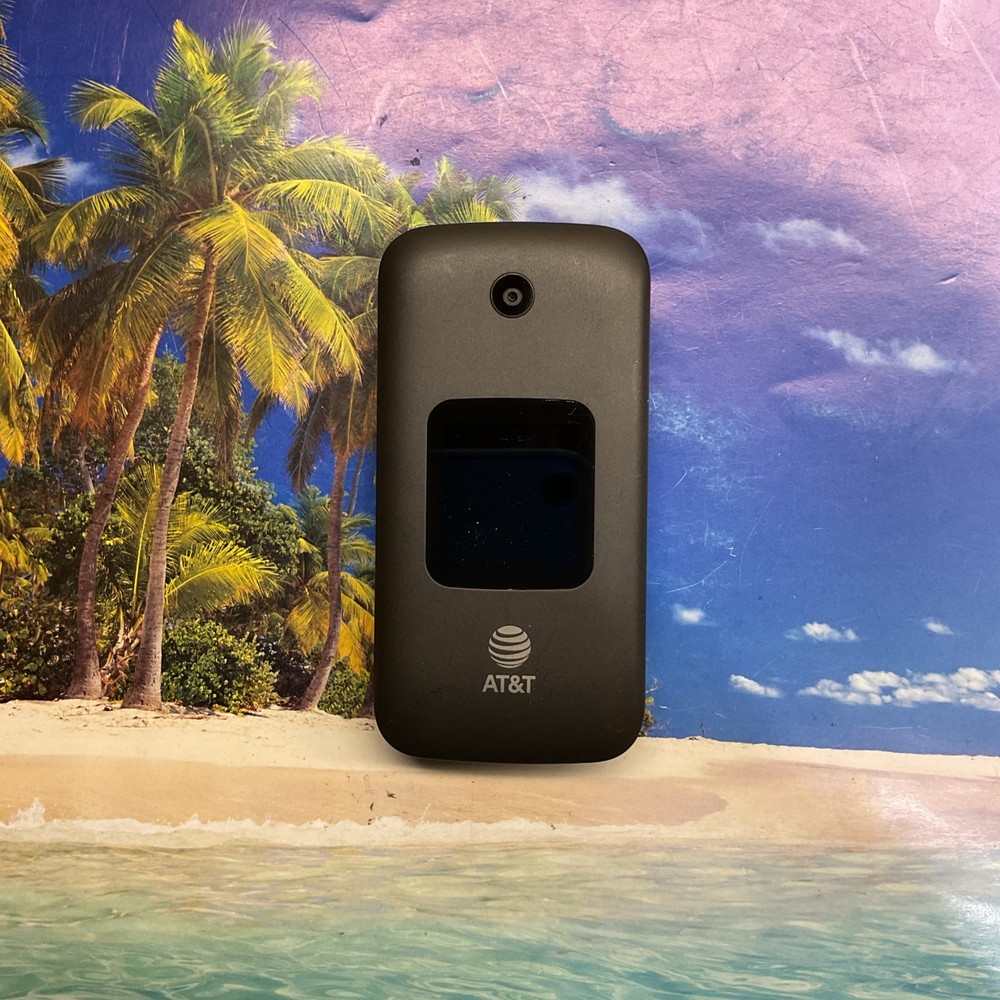 Alcatel SmartFlip 4052R – Gray and Black ( AT&T ) 4G VoLTE Flip Smartphone