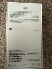 NEW Apple iPhone SE 2nd Black 64GB A2275 MX9K2LL/A