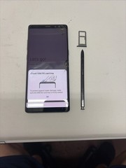 Samsung Galaxy Note8 SM-N950U 64GB AT&T Black Tested Works Cracked Screen S Pen